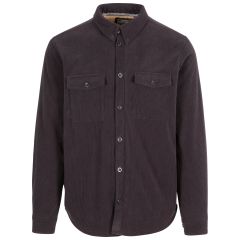 TrespassMen's Casual Shirt Dattin in DARK GREY, Front view on mannequin