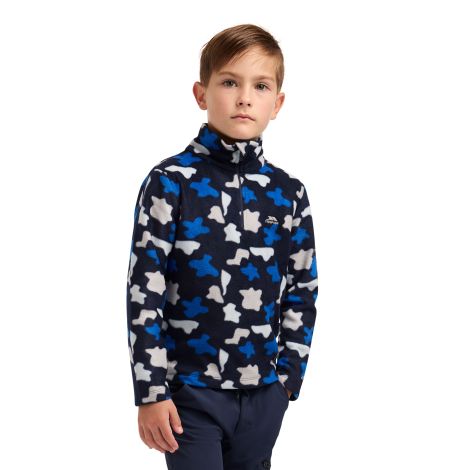 Kids Half Zip Fleece Allendale in Navy