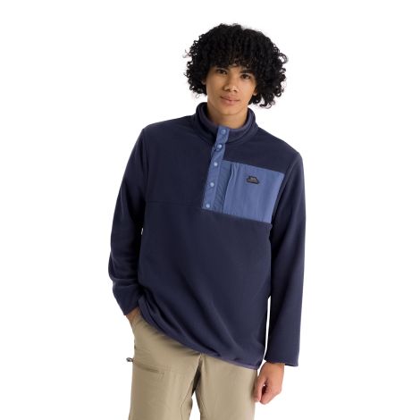 Mens Anti-Pilling Fleece Hosta in Navy