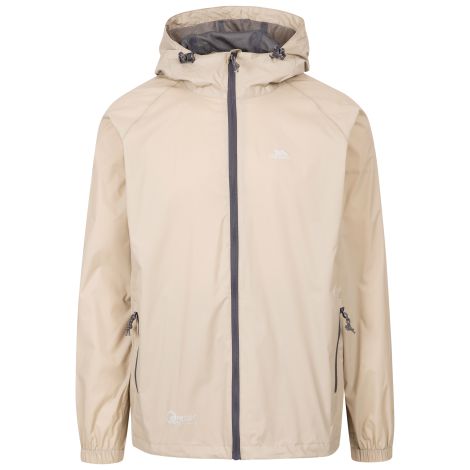 Unisex Packaway Jacket Qikpac in Oatmilk