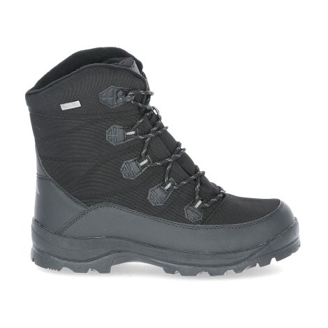 Zotos Men's Snow Boots in Black, Outside view of footwear
