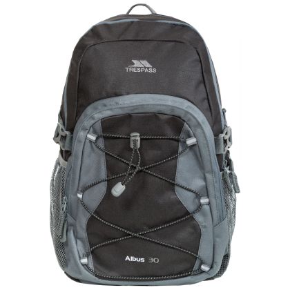 Albus 30 Litre Multi Function Backpack - ASH, Back view