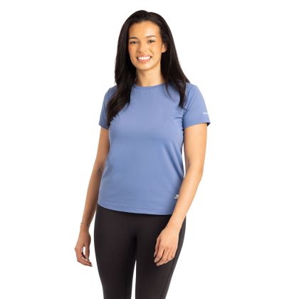 Womens Active Quick Dry Top Arielle in Coastal Blue