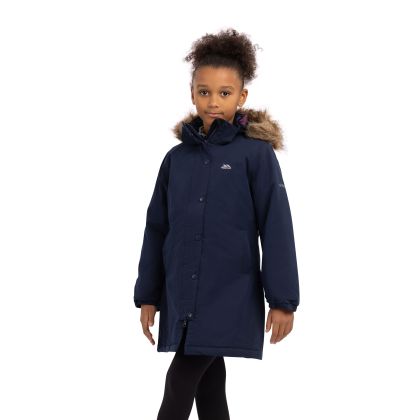 Women's Waterproof Jacket TP50 Astound in NAVY, Front view on mannequin