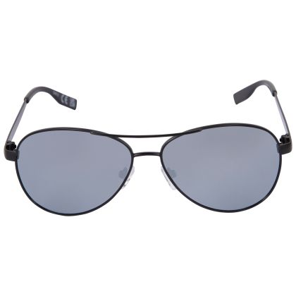 Aviator Adults' Sunglasses in Grey, Side view