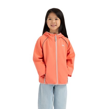 Kids Softshell Jacket Belmoon in Soft Orange