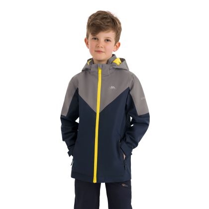 Boys Waterproof Jacket Blaytor in Storm Grey