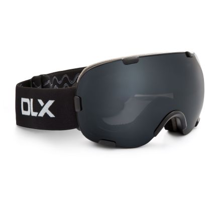 Bond DLX Ski Goggles in Black, Front view