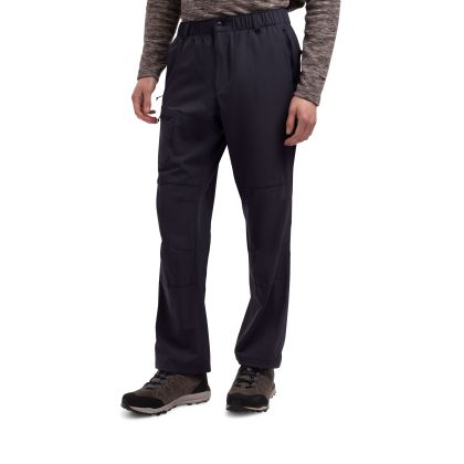 Mens Walking Trousers Cherhill in DARK FLINT, Front view on mannequin