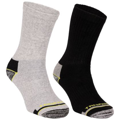 Unisex Walking Socks Conner In Black / Grey, Angled view of footwear