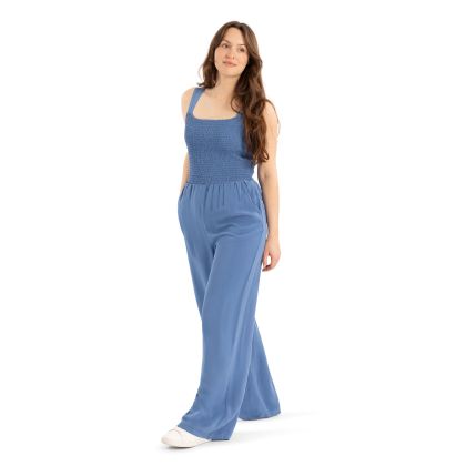 Womens Casual Jumpsuit Cove in Coastal Blue