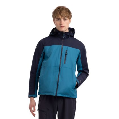 Mens Tp75 Waterproof Jacket Curbridge in BONDI BLUE, Front view on mannequin