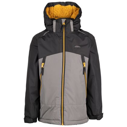 Men's Waterproof Jacket Discover in Storm Grey, Front view on mannequin