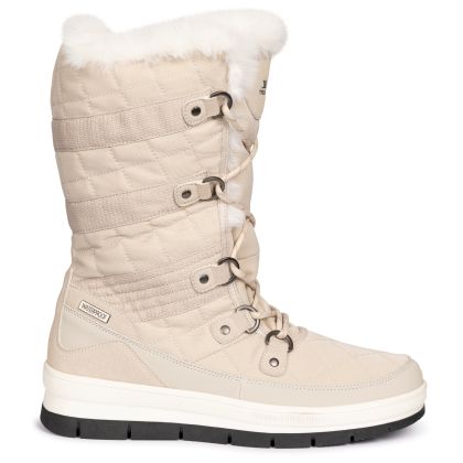 Womens Snowboot Evelyn in STONE, Front view of footwear