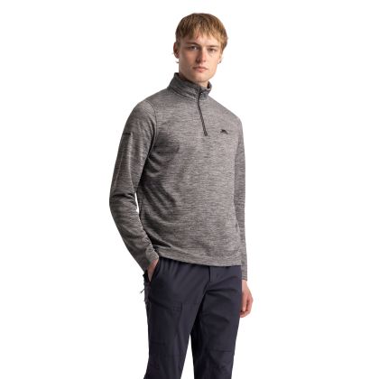 Mens Anti-Pilling Fleece   Frimley In Grey Marl