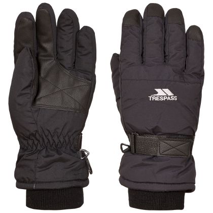 Trespass Adults Ski Gloves Gohan II in Black