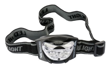 Trespass 3 LED Head Torch in Black