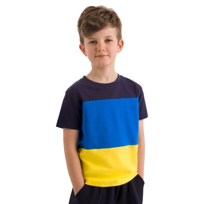 Boys Short Sleeves T-Shirt Idriss in Navy