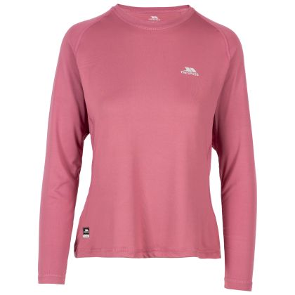 Women's Base Layer Top Ivana in ROSE BLUSH, Front view on mannequin