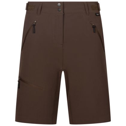 Womens Shorts Jocelyn In Peat, Front view on mannequin