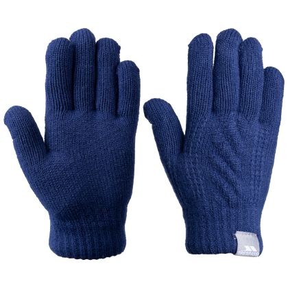 Kids Knitted Gloves Kaybell in Blueprint