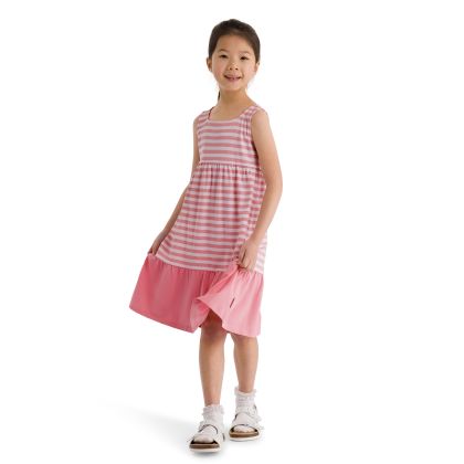Girls Dress Keoni in Baby Pink