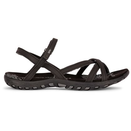 Trespass Womens Leather Sandals Kimbra in BLACK