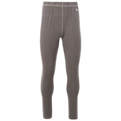 Men's Base Layer Trousers Kirk in Black/storm grey, Front view on mannequin