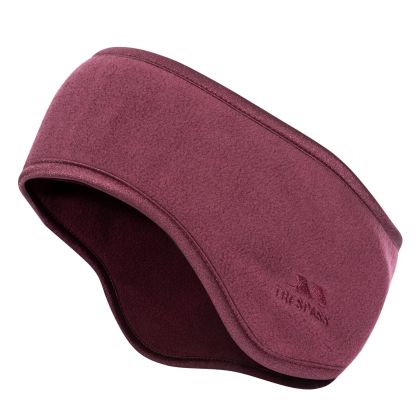 Lorax Adults' Fleece Headband in Purple, Hat at angled view