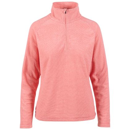 Trespass Womens Fleece Meadows in Peach Blush, Front view on mannequin