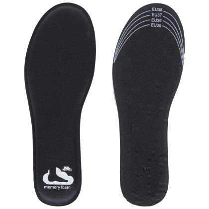 Memory Foam Insoles in Black, Packed view