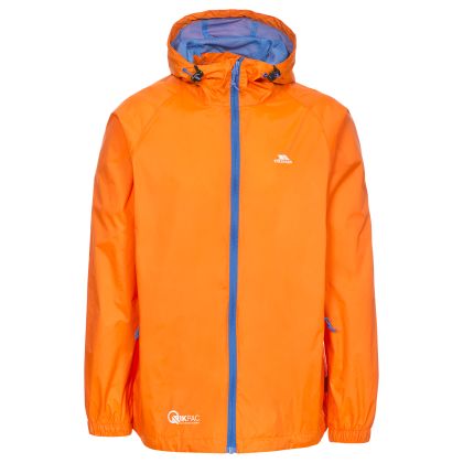 Trespass Adults Waterproof Packaway Jacket in Yellow Qikpac