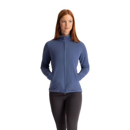 Womens Fleece At100 Renato in INDIGO TONE, Front view on mannequin