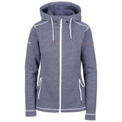 Women's Fleece AT200 Rootless in Navy Stripe, Front view on mannequin
