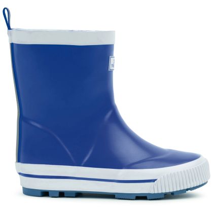 Kids Welly Boots Sammy in Navy, Front view of footwear