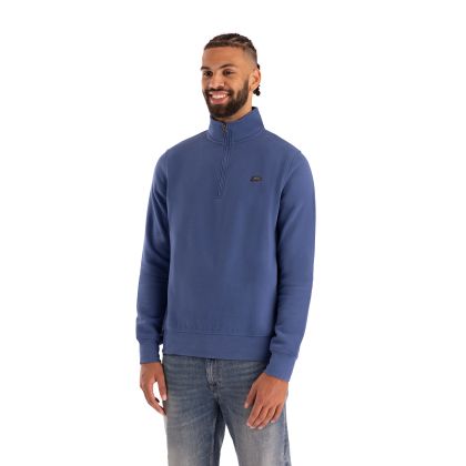 Mens Casual Top Shannonton in Indigo Tone, Front view on mannequin