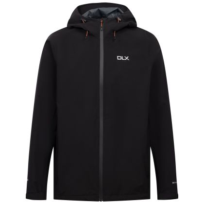 DLX Mens Waterproof Jacket Strathbeg in Black