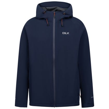 DLX Mens Waterproof Jacket Strathbeg in Navy