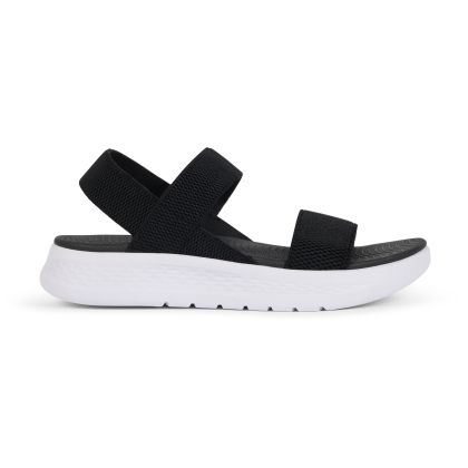 Womens Cushioned Sandals Sydney in Black