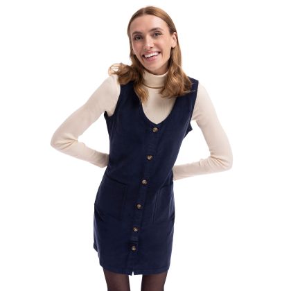 Womens Cordory Dress Tarissa In Navy