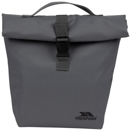 Roll Up Lunch Bag Temaki In Dark Grey, Front view