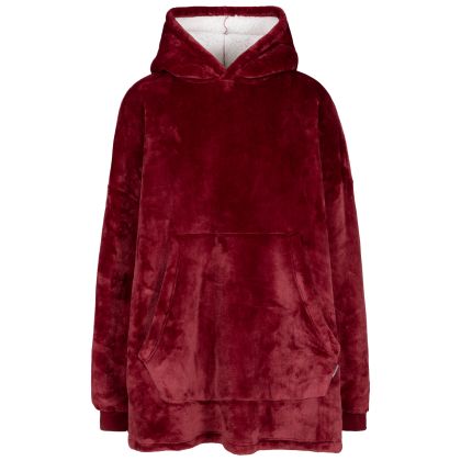 Trespass Unisex Sweatshirt Cosiness in Dark cherry