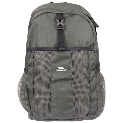 Trespass Packaway Rucksack Turzo in Green, Front view
