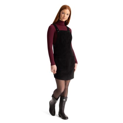 Trespass Women's Casual Dress Twirl in BLACK, Front view on mannequin