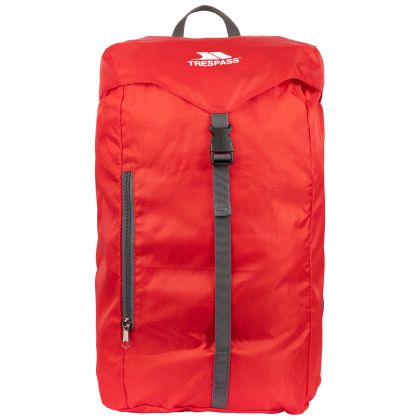 Packaway Rucksack Venoy in RED, Front view