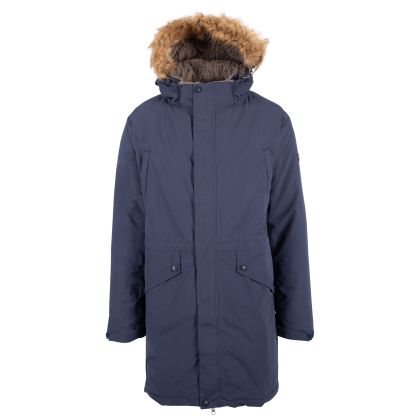 Men's Padded Jacket TP50 Verton in NAVY, Front view on mannequin