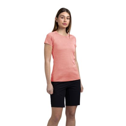 Women's Active Top-Tp75 Vickland in PINK SHELL MARL, Front view on mannequin